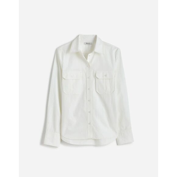 NWT 100% Cotton Madewell Utility-Pocket Button-Up Shirt - Picture 1 of 6